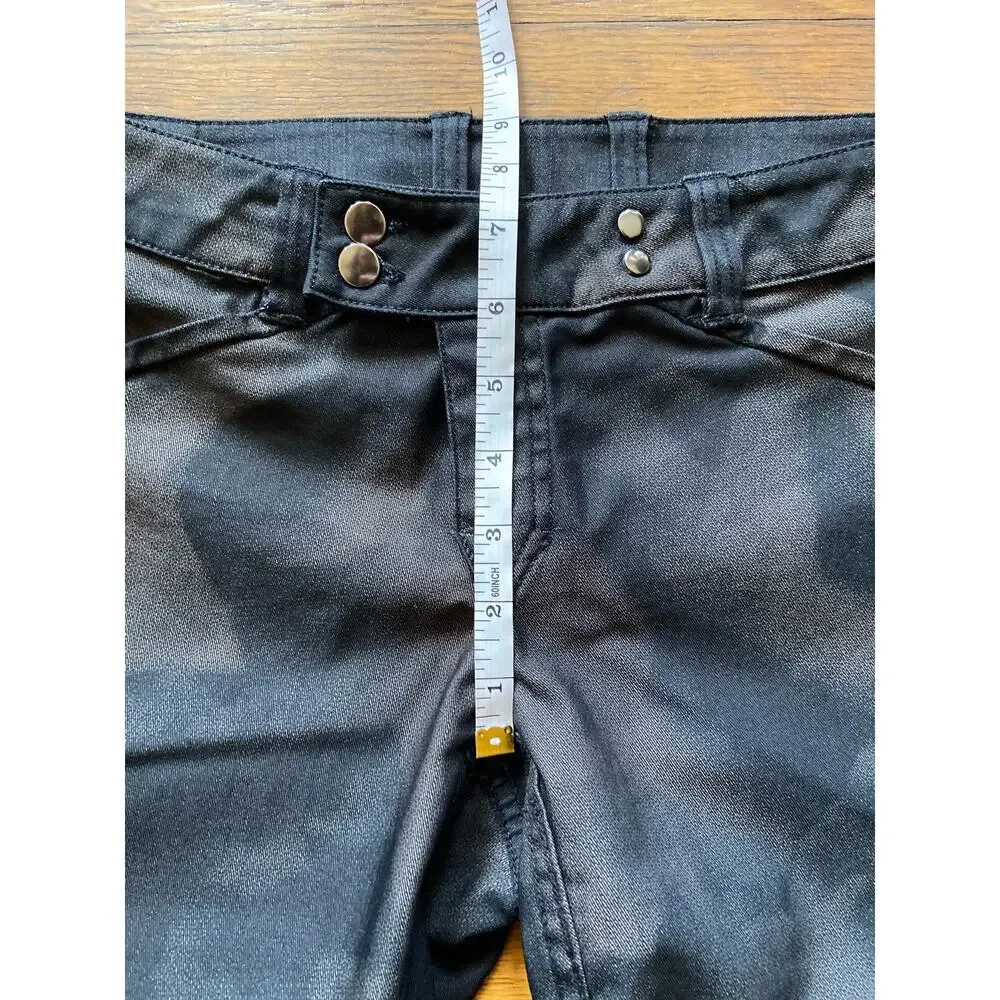 ECRU Low-Rise Camo/Black Reversible Stretch Pants sz 29